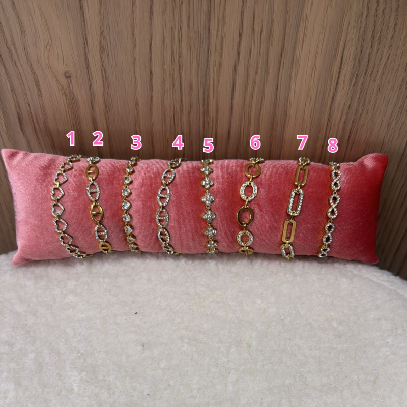 Strass Armbandjes goud