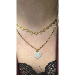 Ketting mini hearts