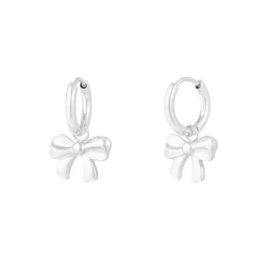 Earrings Perfect Bow Silver