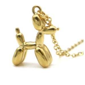 Necklace Balloon Dog Gold