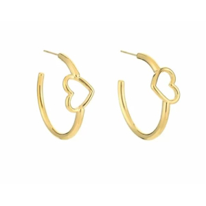 Earrings Creolen Love Gold