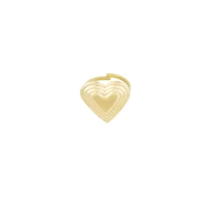 Ring with love gold