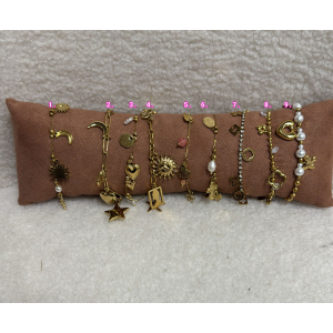 Bedeltjes armbandjes goud