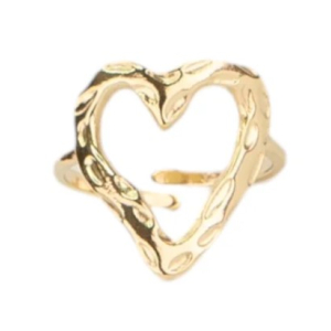 Ring Funky Heart Gold